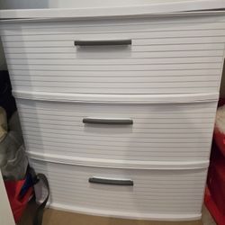 3 Drawer Plastic Storage Organizer