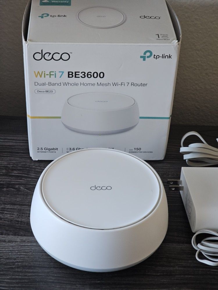TP-Link Deco B23 BE3600 Dual-Band WiFi 7 Mesh Router 