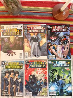 DC Legion of Super-Heroes Comic Lot 6 Issues