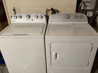 Whirlpool washer and dryer set