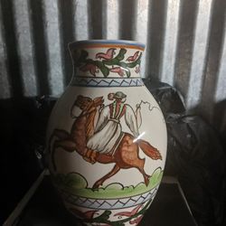 Antique Vase About 14 Inchs Tall .Hungarian 
