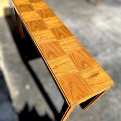 RARE Vintage Consensus by Drexel Console Sofa Table Midcentury Modern MCM Oak