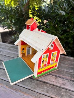 Vintage Fisher Price school house