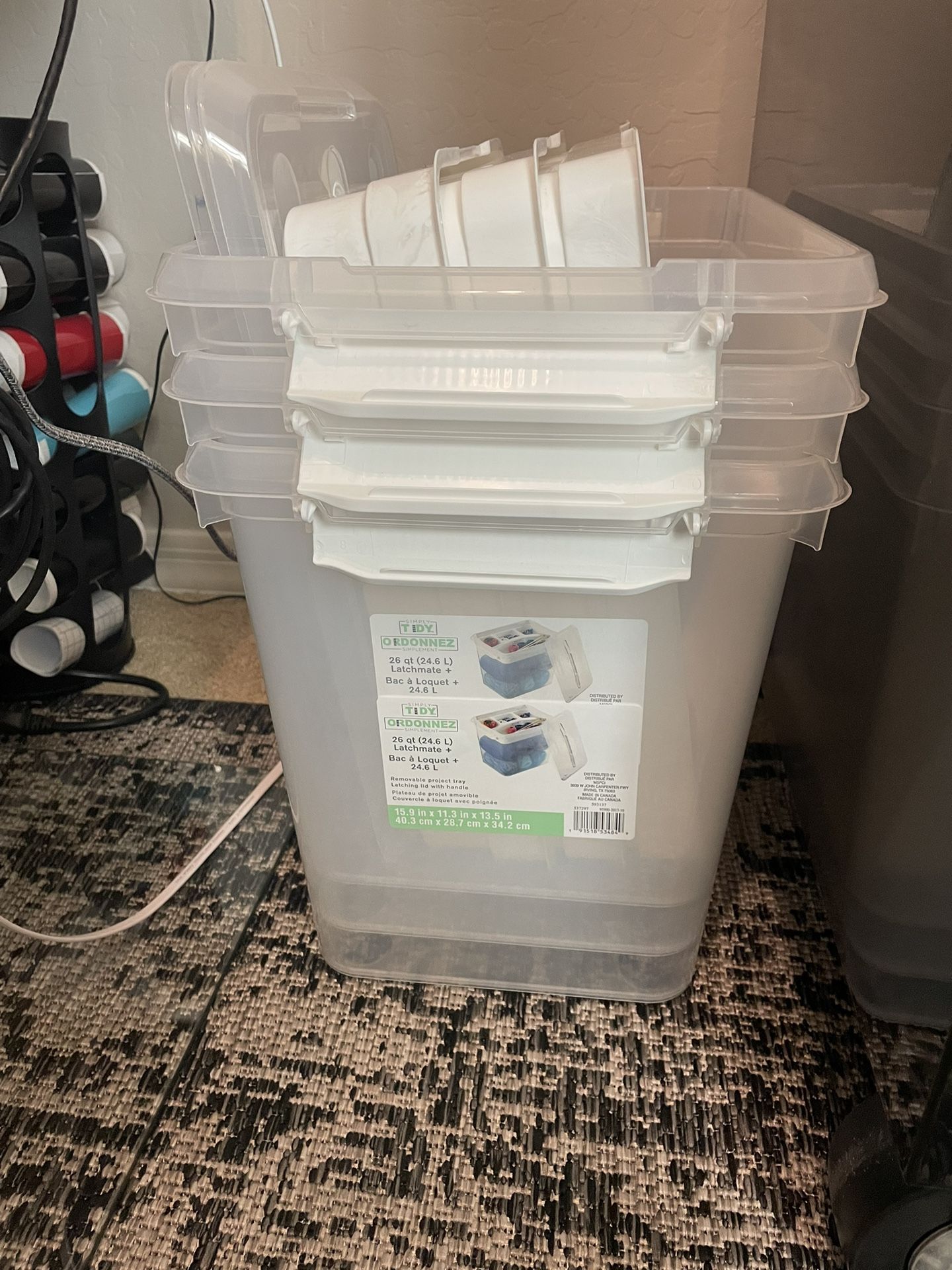 Craft Storage Container- 26 Qt Latchmate