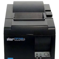 Star Micronics Thermal Printer TSP143IIIBi2 GY US Thermal, Cutter, Bluetooth iOS, Android and Windows, Gray, Int PS