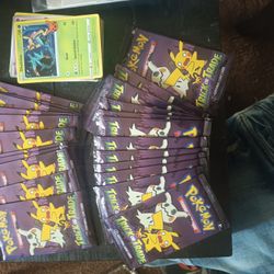 Trick Or Trade Pokemon 25 Unopened Packs 67 Cards That's Opened
