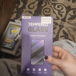 Tempered Glass Privacy 3 Pack Screen Protector For  Iphone 14 Pro Max