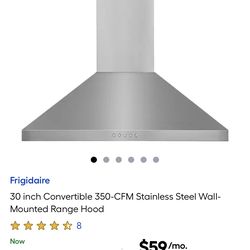 Frigidaire 30" Wall Range Hood - Stainless Steel