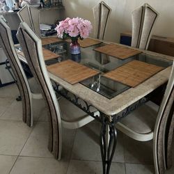 Dinning Table Set Of 6