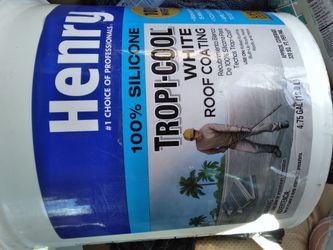 Henry
887 Tropicool 4.75 Gal. White 100% Silicone Reflective Roof Coating