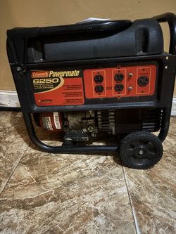Coleman 9/ Powermate 6250 MAXIMUM WATTS