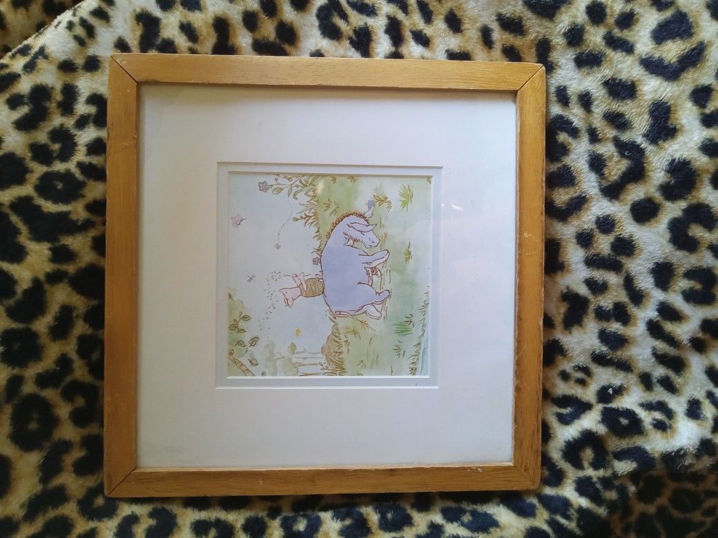 Disney Classic Winnie The Pooh Framed Art pic