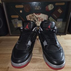 Jordan 4 Bred "Reimagined" Size 10.5