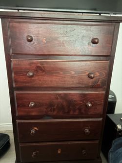 Tall wooden  dresser