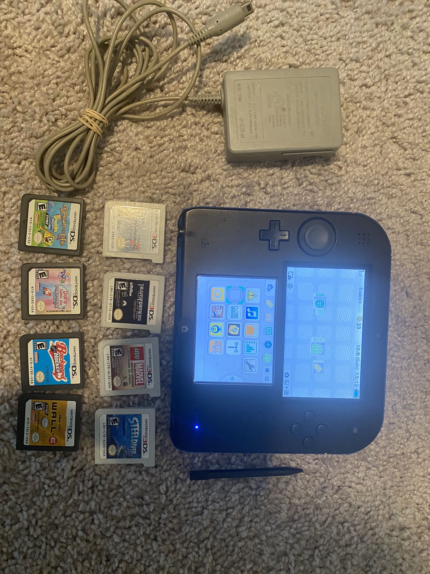 Nintendo 2ds + 8 Games (hablo Espanol)
