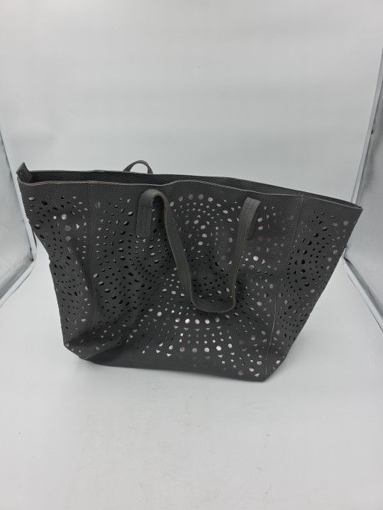 Bath & Body Works Laser Cut Grey & Metallic Rose Tote Bag - Black Friday 2017