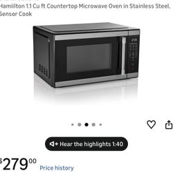Hamiilton Countertop Microwave Oven