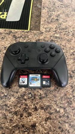 Switch games and 2 pro controller