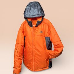  Adidas BSC 3-Stripes Puffy Hooded Jacket  | Size XL | Brand New Condition