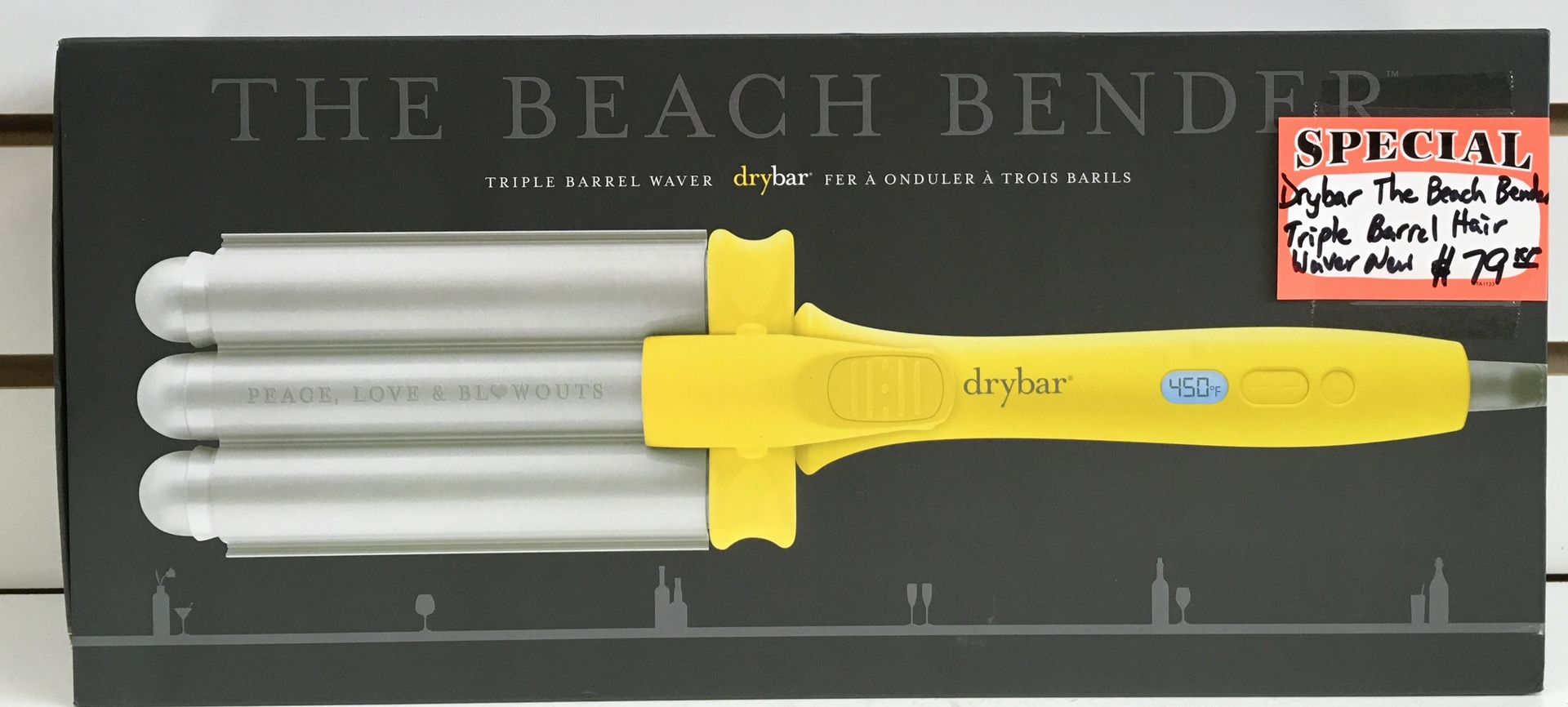 Drybar The Beach Bender Triple Barrel Hair Waver New