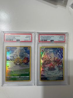 Pokemon PSA 10 Magmortar and Electivire Crown Zenith