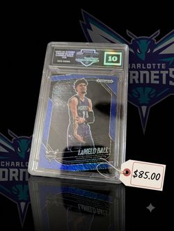 LaMelo Ball 2024-25 Panini Prizm Black Graded Card