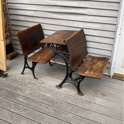 Vintage Schoolhouse Desk
