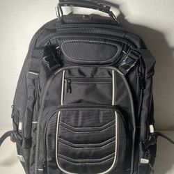 Black Travel Anti Theft Laptop RFID Backpack