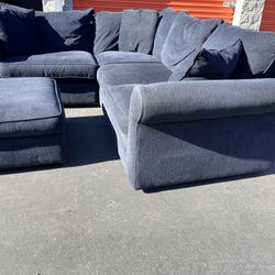 Macy’s Down Filled Sectional W Ottoman