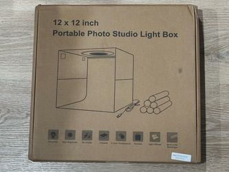 Portable 12” Photo Light Box – 120 LED Studio Kit