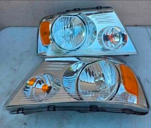 Ford F150 04-08 Lincoln Mark LT Headlights Luces Calaveras Micas Faros Focos Faroles Headlamps