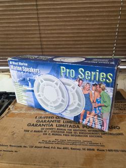 West Marine 6 1/2" Round Flush-Mount Speakers