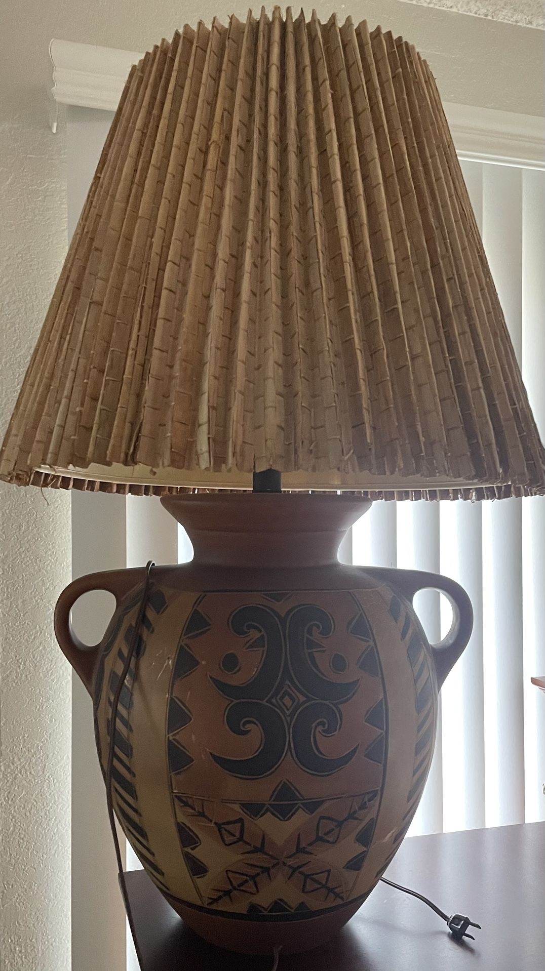 Pottery Lamp