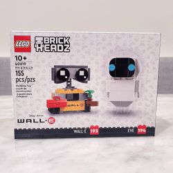 New Authentic LEGO 40619 BrickHeadz Disney Pixar’s EVE & WALL-E Sealed Perfect Box