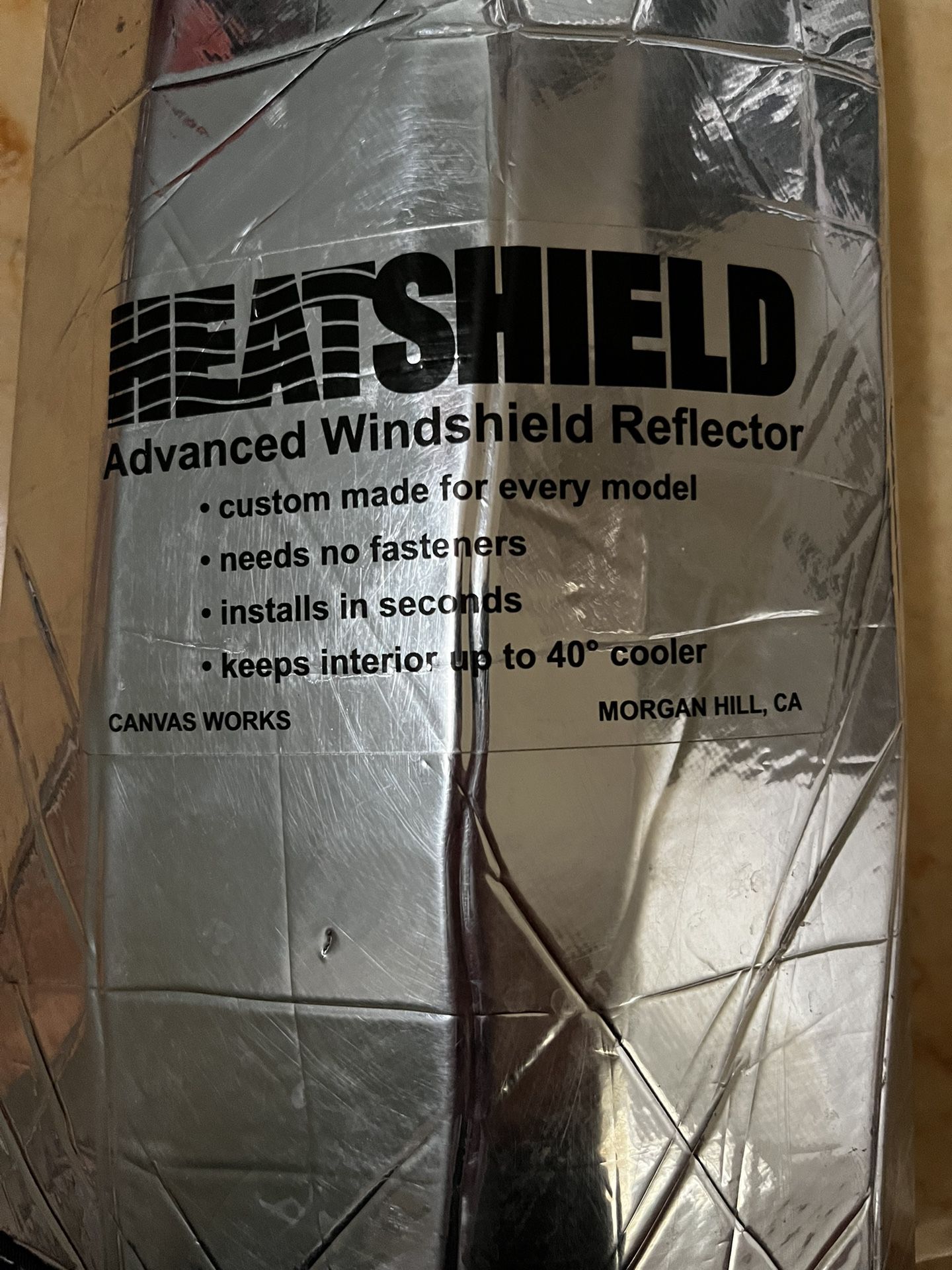 Heatshield Advanced Windshield Reflector Prius Prime 2019 Item 1624