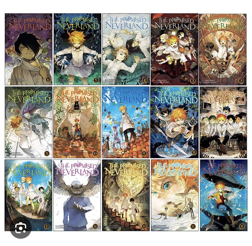The Promised Neverland Manga 1-15
