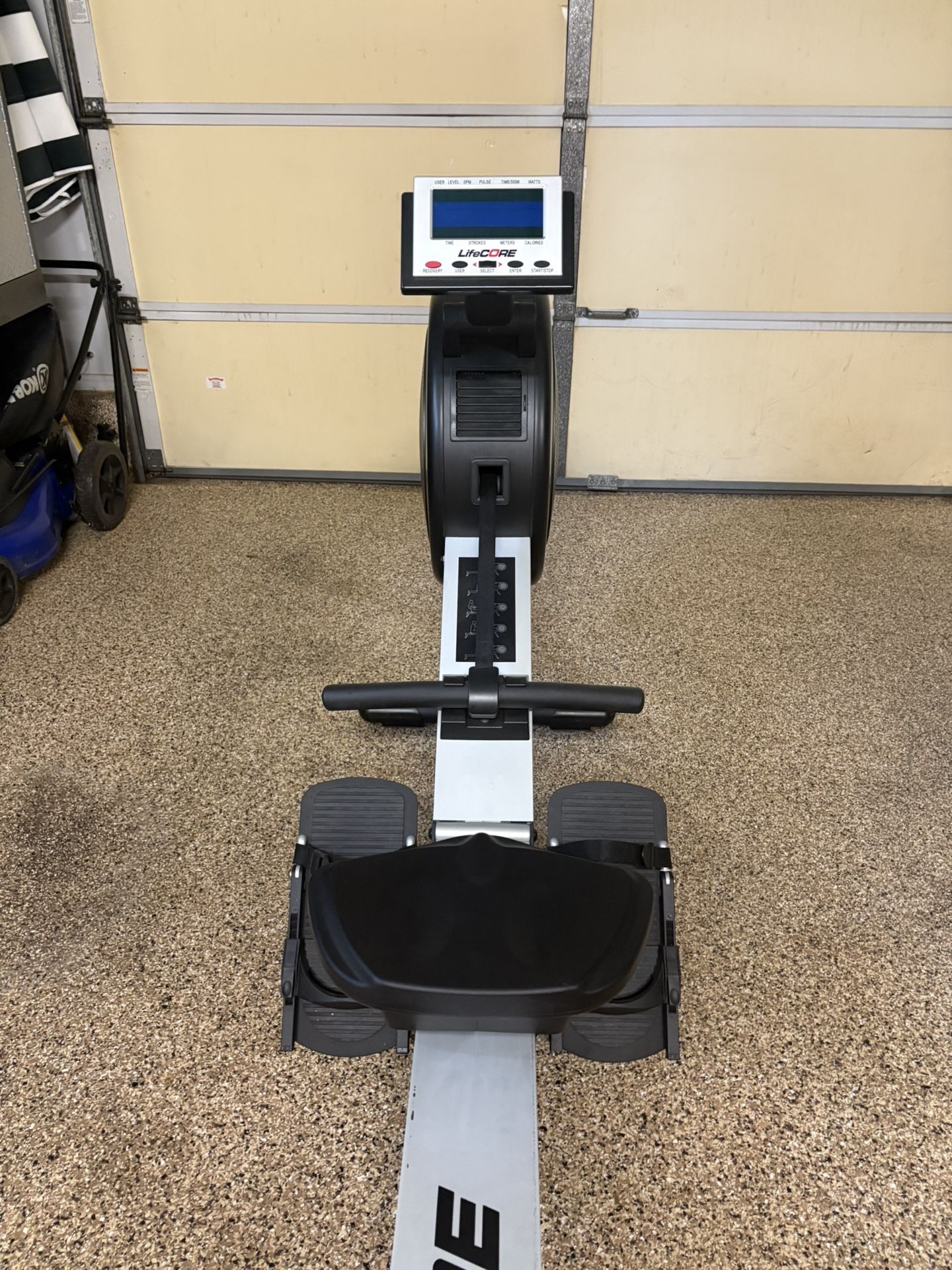 Used Lifecore Rowing Machine