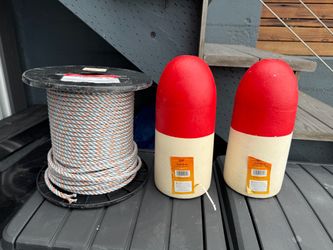 150’ Leaded Crab Pot Line + 2 Danielson Crab Buoys