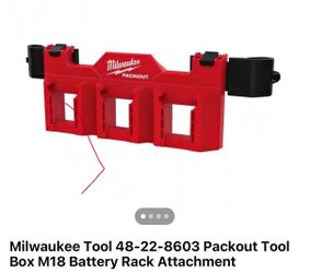 Milwakee Battery Rack Attachment