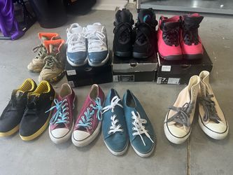 Shoes size 7. Retro Jordan & Converse …