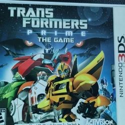 The Original Transformer Prime The Game Nintendo 3DS