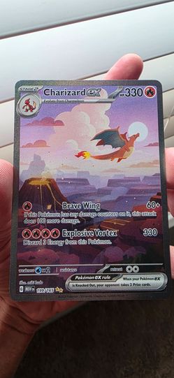 Charizard ex Pokémon Card 199/165 MEW
