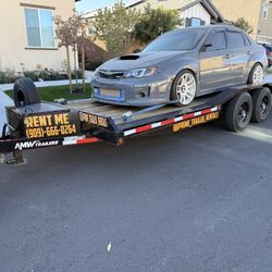 Car Hauler Trailer 20’x8.5’ Drive Over Fenders. Equipment Included