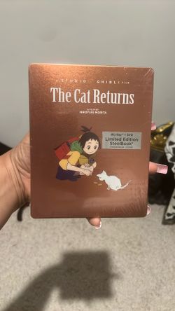 The Cat Returns SteelBook [Blu-ray] Studio Ghibli - NEW SEALED - Rare OOP VHTF