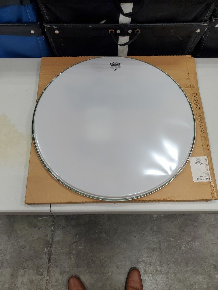 Remo 26" Smooth White Ambassador Bass Drum Head