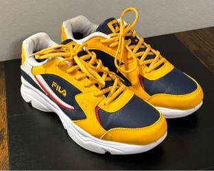 10.5 Men’s Fila ‘Stirr’ Faux Leather Low Top Lifestyle & Athletic Sneaker