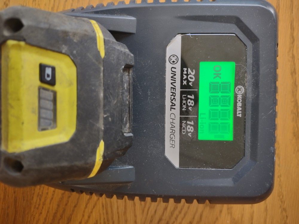 Kobalt Battery And Universal Charger