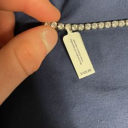 Silver Diamond Bracelet 