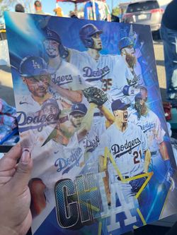 Dodgers 3D poster