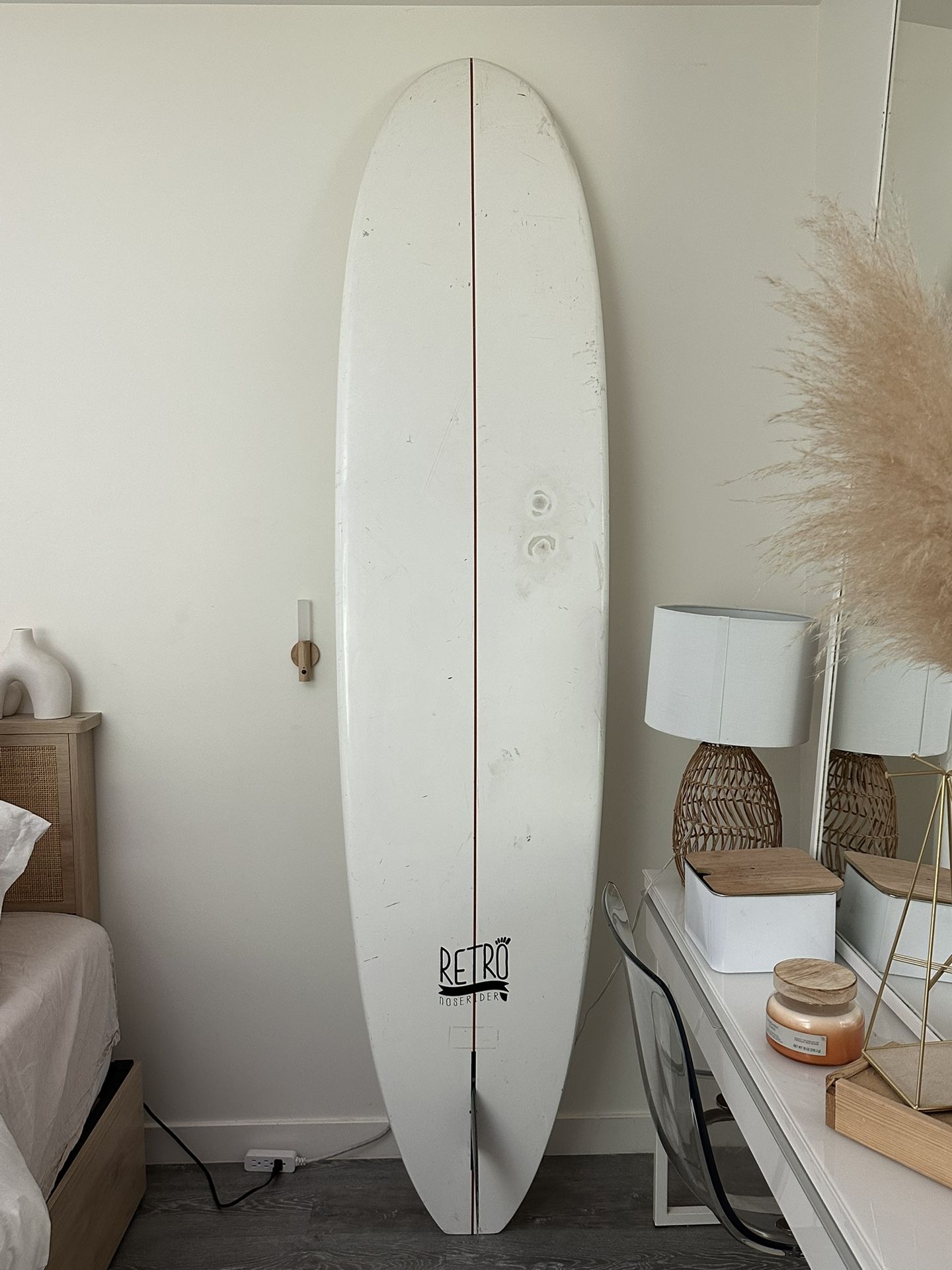 Epoxy Fiberglass Surfboard | High-Performance & Fun Single Fin Longboard Surfboard for All Wave Conditions | 8'0 